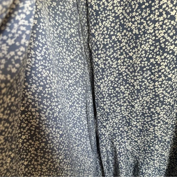 Prettygarden Sz M Women’s Long Sleeve Floral Print Midi Dress Blue - Picture 5 of 12